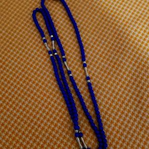 Vintage Blue Lapis and Gold 17" Necklace